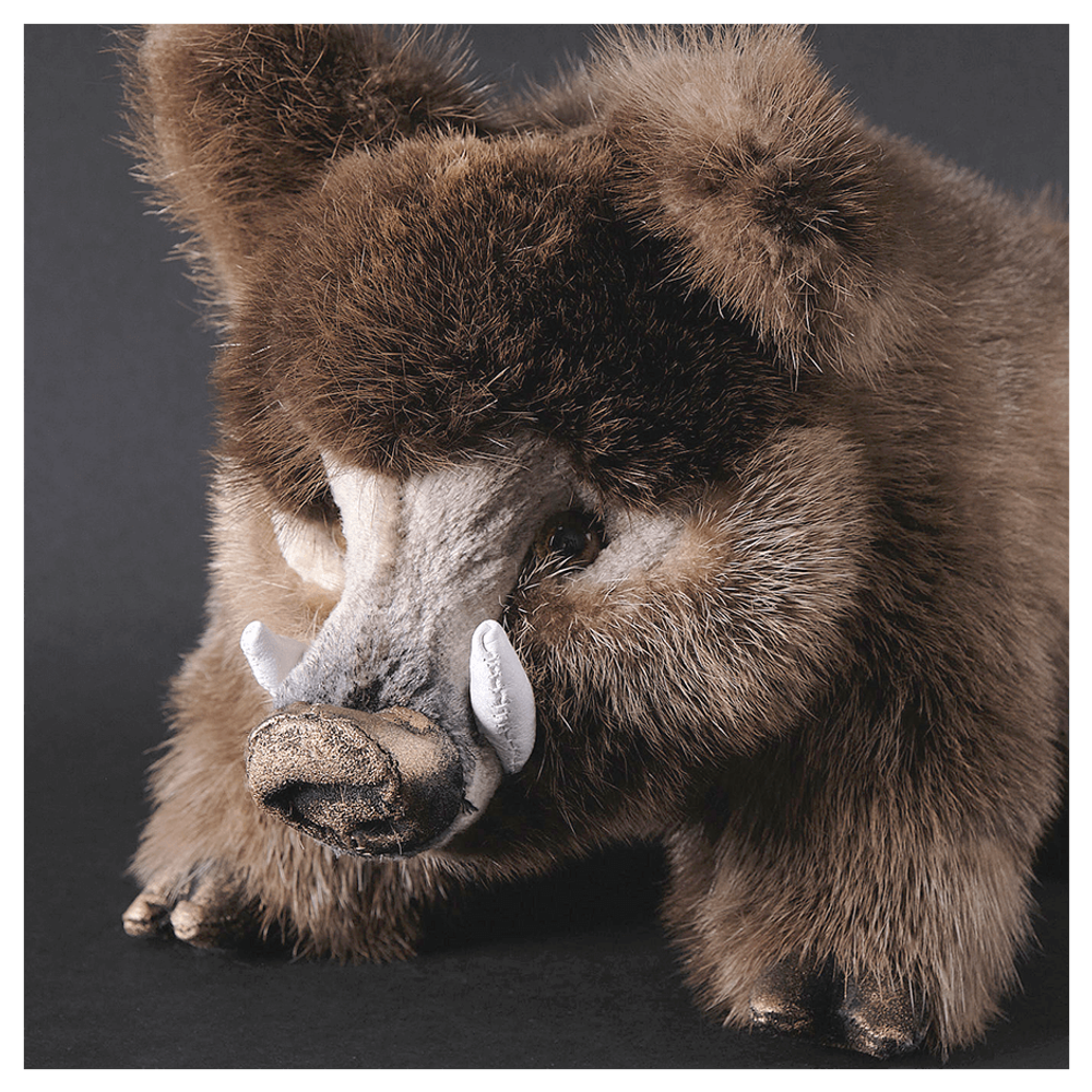 Мягкая игрушка из меха «Кабанчик»