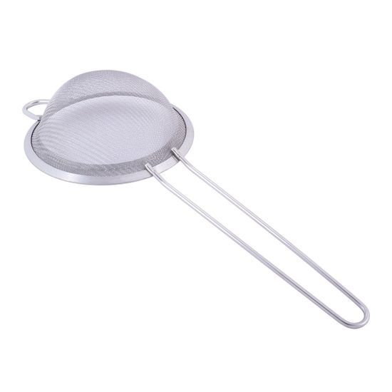 Шумовка-сито из нержавеющей стали d12х30 см, ручка 18 см Kamille КМ-4392