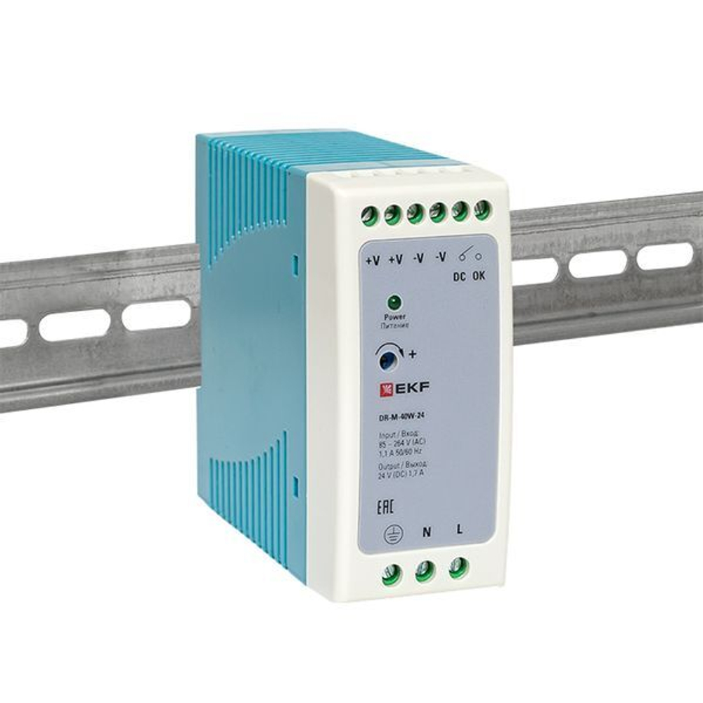 Блок питания  EKF DR-M-40W-24