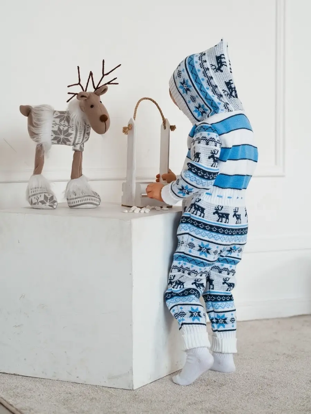 Комбинезон вязаный "Скандинавия"