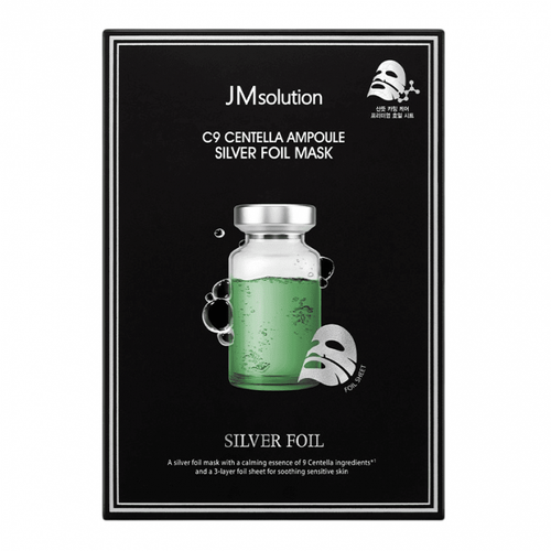 JMsolution C9 Centella Ampoule Silver Foil Mask ампульная маска с центеллой