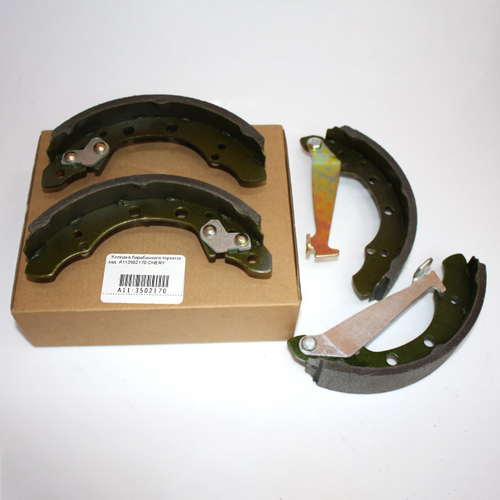 Колодка барабанного тормоза зад. A113502170 для Chery Amulet, Bonus, Чери Амулет, Бонус