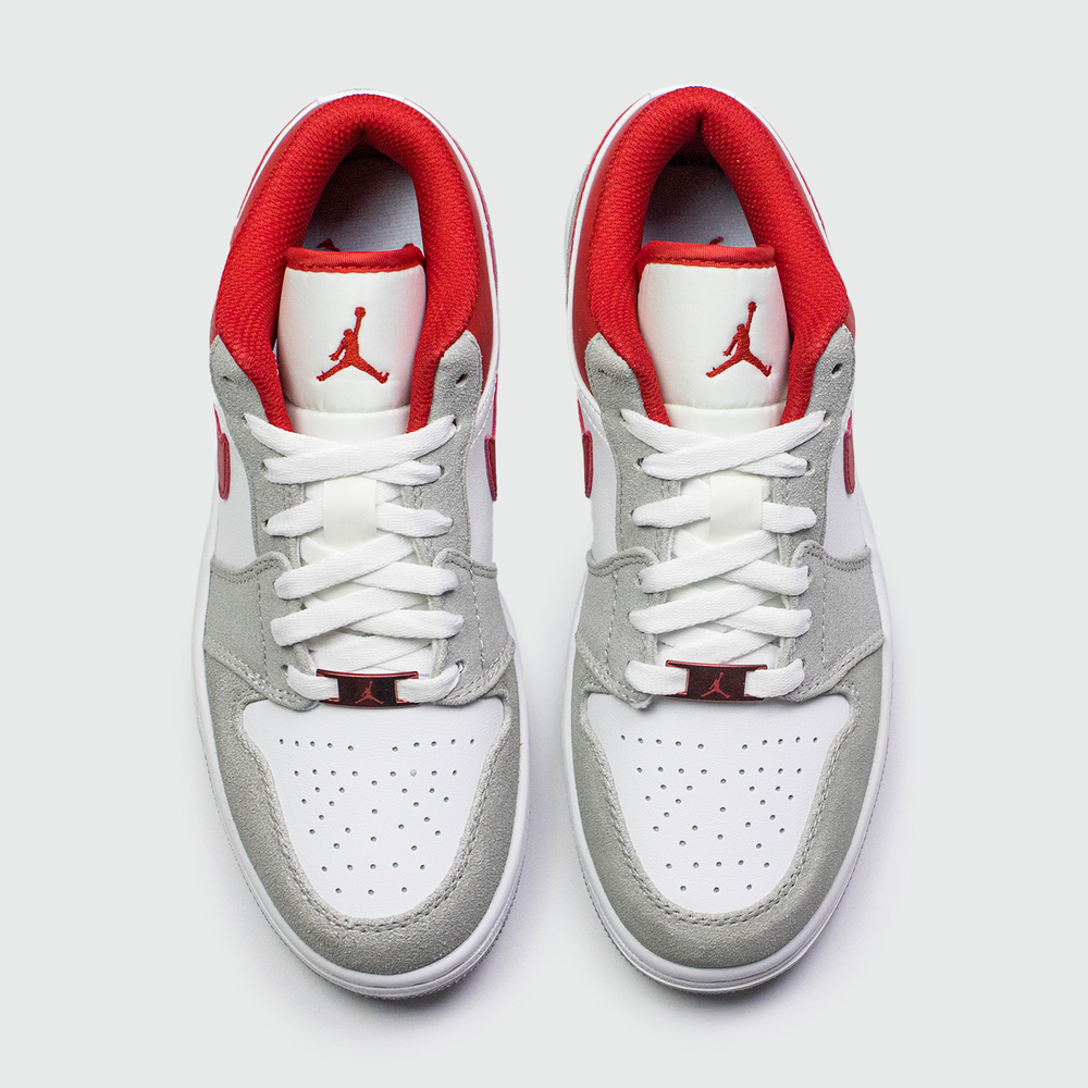 Кроссовки Air Jordan 1 Low Light Smoke Grey / Gym Red