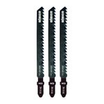 БИБЕР 85276 Полотна для эл. лобзика, д/дерев., 74/3мм, t111c, быстр.рез, 3 шт