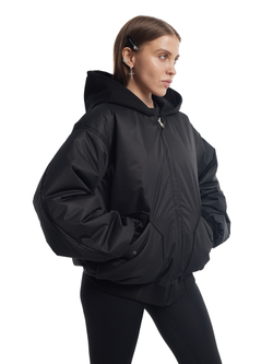 Двухсторонний Бомбер SDW в черном цвете