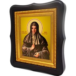Анна Столярова преподобная схимонахиня. Икона на холсте.