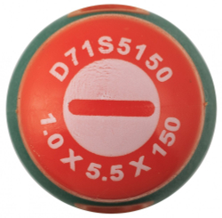 D71S5150 Отвертка стержневая шлицевая ANTI-SLIP GRIP, SL5.5х150 мм