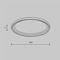 Фиксирующее кольцо для встраиваемого светильника Maytoni Downlight DLA110-B