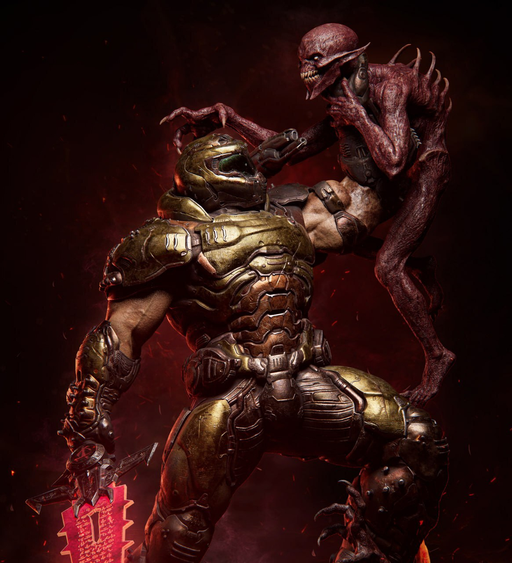 Палач Рока думгай Doomguy doom Фигурка
