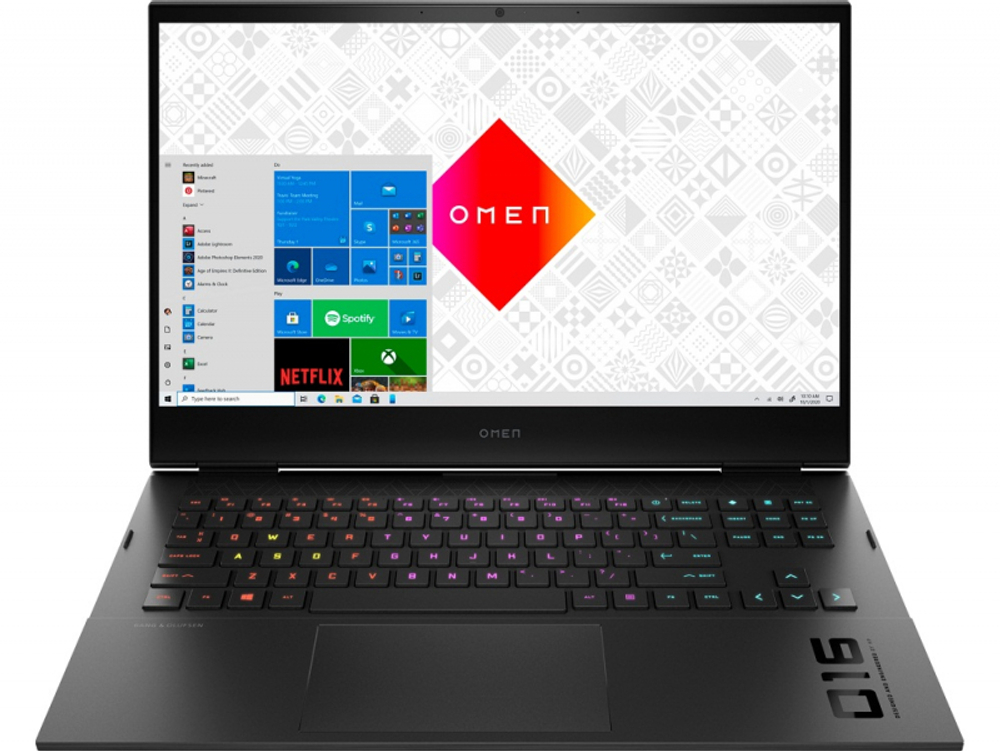 Ноутбук HP Omen 16-c0057ur 5R9S0EA  Ryzen 7 5800H 16Gb SSD 512Gb NVIDIA RTX 3070 для ноутбуков 8Gb 16,1 FHD IPS Cam 83Вт*ч Free DOS Темно-серебристый