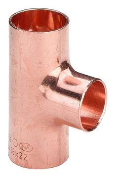 Viega тройник медный 35x35x35 мм. равнопроходной (серия 95130 медные фитинги под пайку)