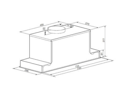 Вытяжка белая Graude LB 75.1 W