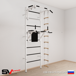 Шведская стенка Sv Sport усиленная 672 (Турник стандарт/Брусья/Лестница)