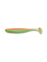 Приманка силиконовая Keitech Easy Shiner 4" PAL #01 Chartreuse Red Flake, 3 упаковки по 7 штук