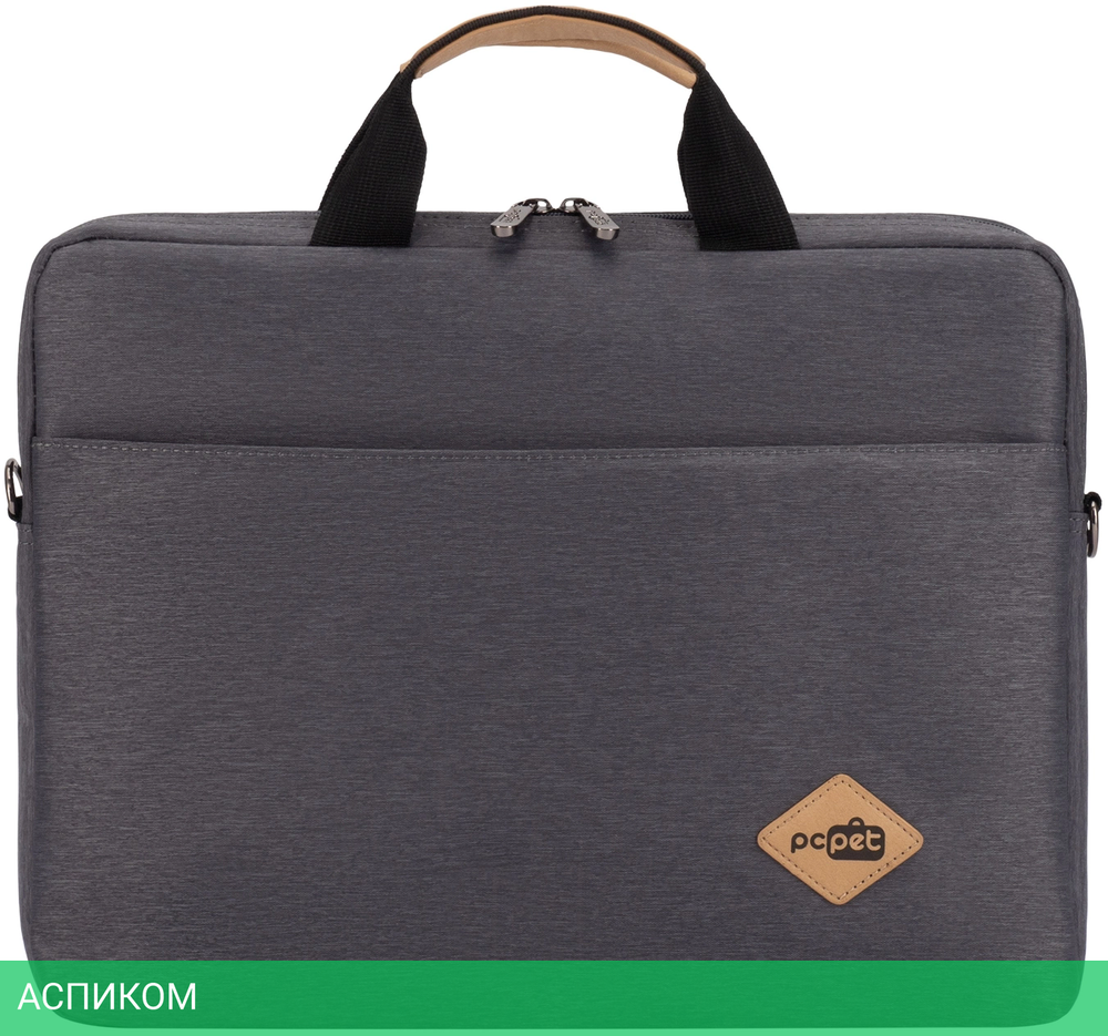 Сумка для ноутбука PC Pet PCP15A3GY темно-серый