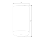 Светильник потолочный светодиодный 10W 4000K чёрный 25044/LED