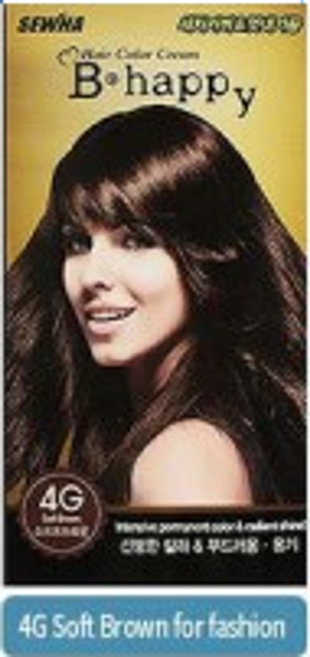 B-HAPPY Стойкая крем-краска для волос Hair Color Cream Richenna 40 ml + 80 ml