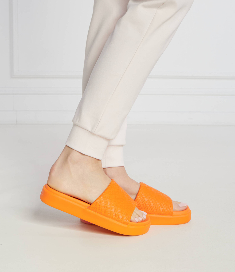 Шлепанцы Tommy Hilfiger - оранжевый(FW0FW07855)