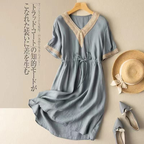 Платье из 100% хлопка