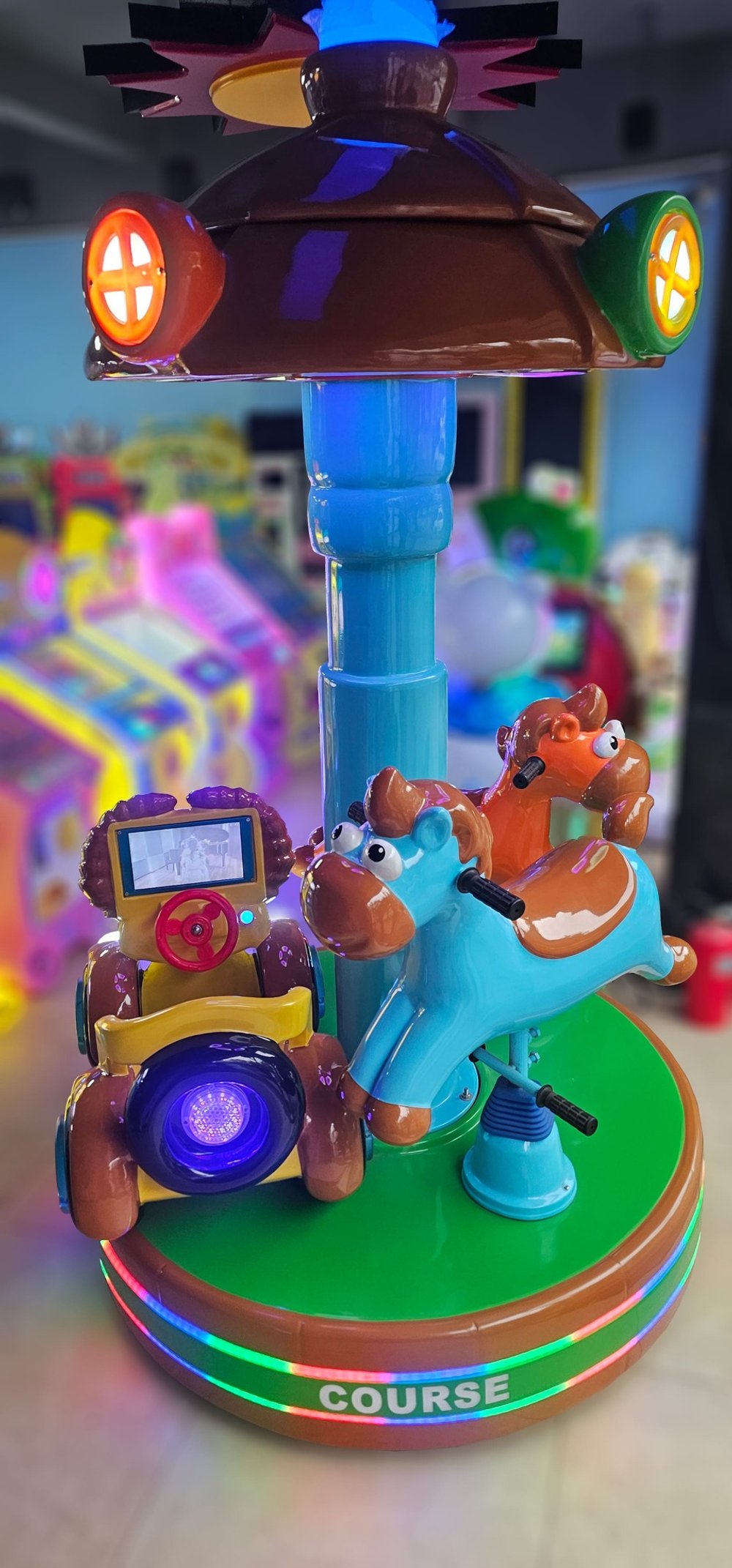 Детская карусель «Скачки»