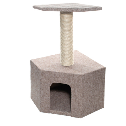 Игровой комплекс Gamma "Витязь" угловой для кошек 400х400х730