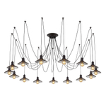 Citilux Эдисон CL451152 Люстра паук Венге