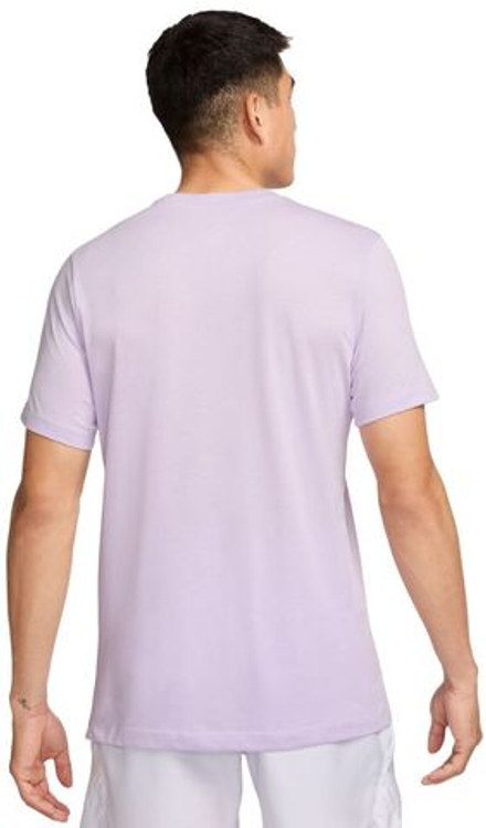 Мужская теннисная футболка Nike Court Dri-Fit Tennis T-Shirt - violet mist
