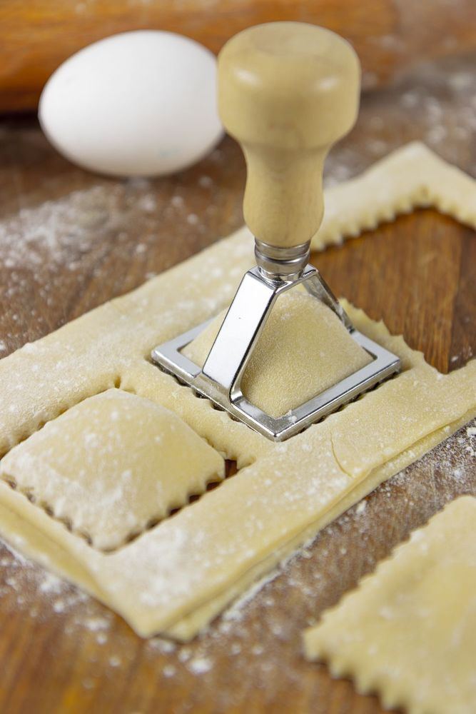 Штампуйте равиоли как это делают в Италии: нож для равиоли квадрат 48 мм, фото