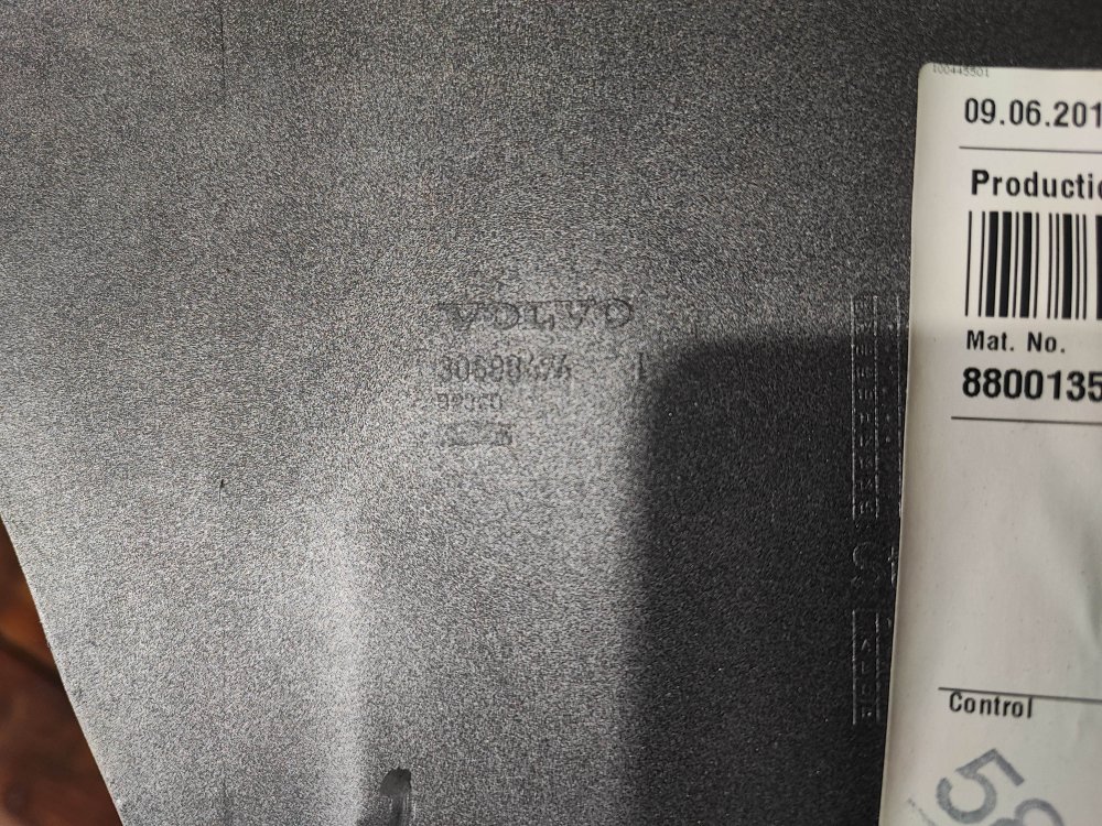 Юбка заднего бампера Volvo XC70 2 07-16 Новая Оригинал 30698474