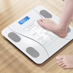 Напольные умные весы с расчётом 12 показателей качества тела, совместимые для Android, IOS
