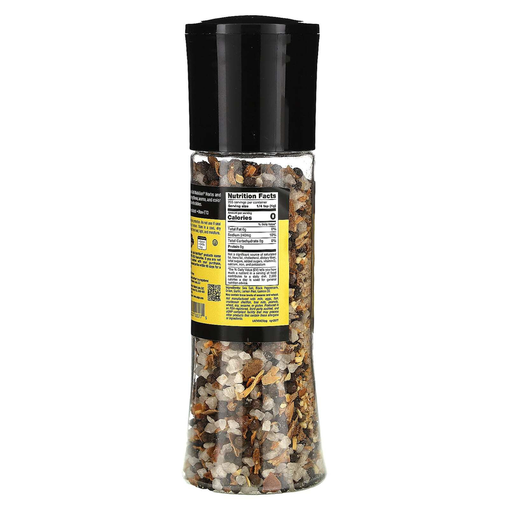 California Gold Nutrition, Foods, перец с лимоном в мельнице, 205 г (7,23 унции)