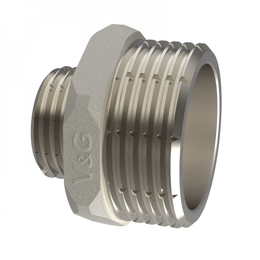 Ниппель переходной НхН 3/8" x 1/4" VALOGIN VG-203201