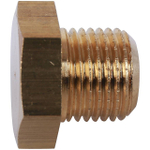Заглушка с наружной резьбой STOUT SFT 0024 - 1/8" (для стальных труб, латунь без покрытия)