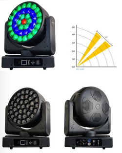 A3740 37x40W LED Moving Head Wash