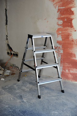 DOPPLO Двусторонняя стремянка, 2 х 4 ступ,2,65 чер (120335)