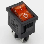 Переключатель 4-pin KCD1 15*21мм ON-OFF 6А 250В