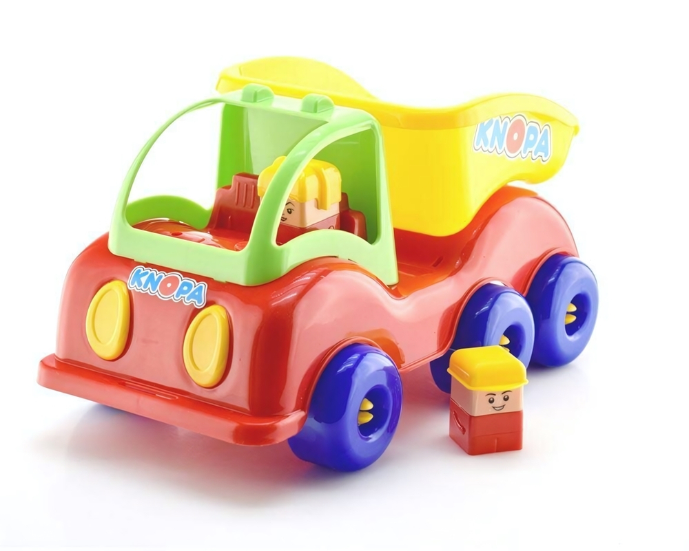 Грузовик "Силач" 3 оси 33см (КНОПА)