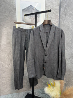 Льняной костюм Zegna