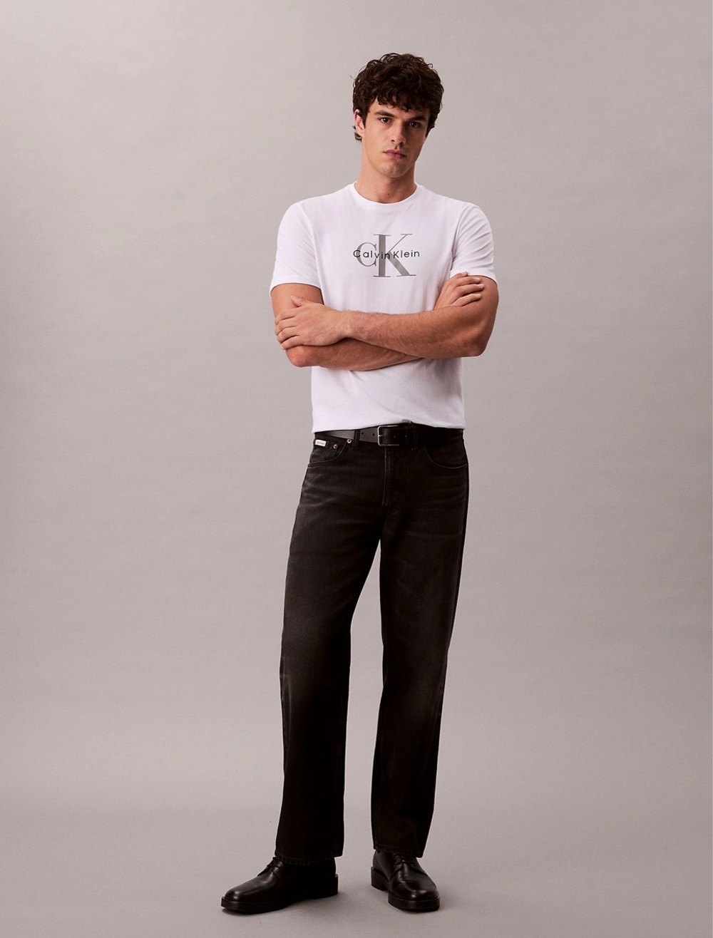 Футболка Calvin Klein Monologo Tee Brilliant White