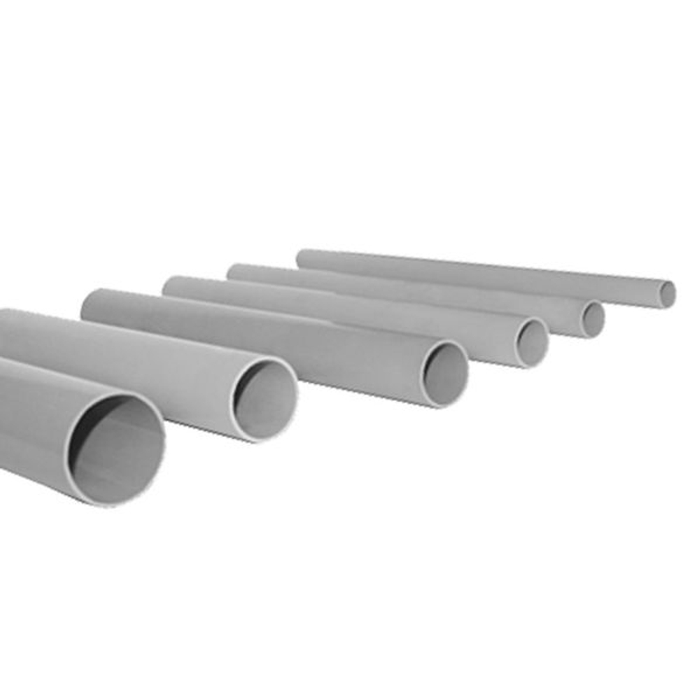 Труба гладкая ПВХ жесткая d20 мм (3 м) (156 м/уп) серая EKF-Plast (156.00 шт.)
