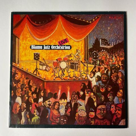 Винтажная виниловая пластинка LP Blamu Jatz Orchestrion Live (ГДР 1984)