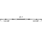 Трос Управления газ-реверс EC-033 (C2) (F02) 11 футов(3.36м) (за пару) С.42.11 / EC-033-11
