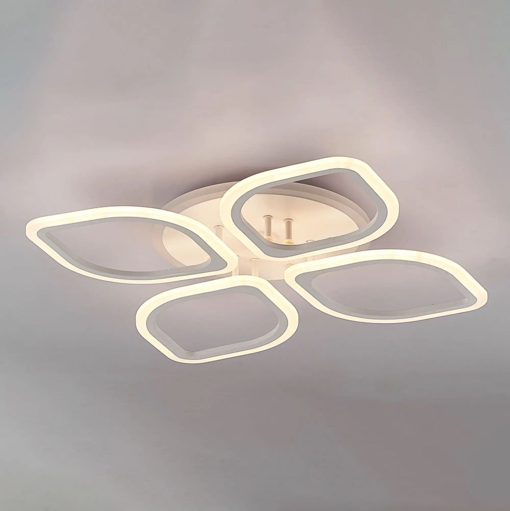 Citilux Ромби Смарт CL236A140E RGB Умная люстра Белая