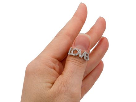 Кольцо "Love", 7,5мм