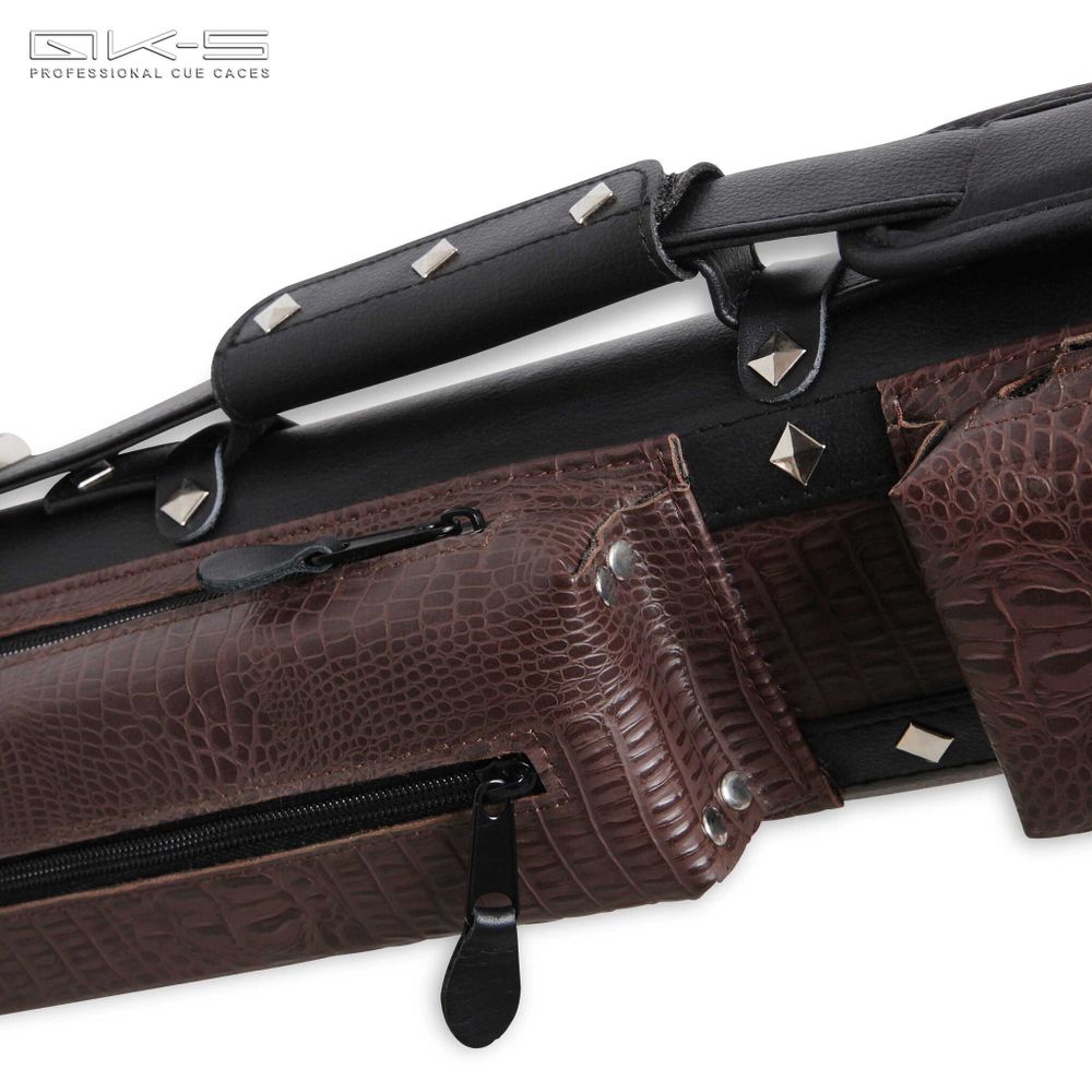 Тубус QK-S Cowboy 2x2 черно-коричневый аллигатор