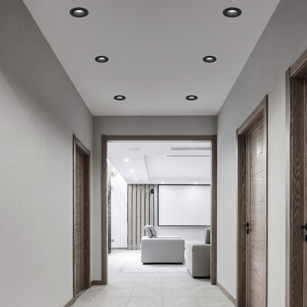 Встраиваемый светильник Elektrostandard 15267/LED 7W 4200K черный