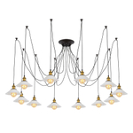 Citilux Эдисон CL451121 Люстра паук Венге Бронза