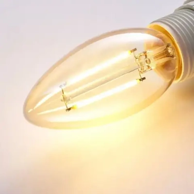 Светодиодная лампочка IKEA LUNNOM (ЛЮННОМ), E14, 210 люмен, регулируемая, теплый свет, 1.7 Вт, 1 шт