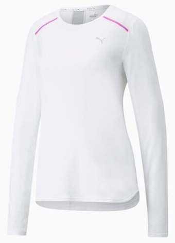 Женская теннисная футболка (dł. Рукава) Puma Run Cloudspun Marathon Long Sleeve - белый