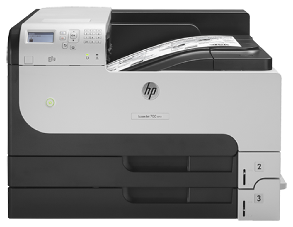Принтер лазерный HP LaserJet Enterprise 700 Printer M712dn (CF236A), ч/б, A4, белый/серый